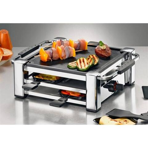 Rommelsbacher Rommelsbacher raclette RCC1000, 4 raclettepfännchen, 1000 W