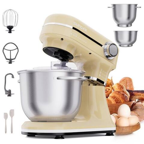 Suncok SUNCOK robot de cuisine Multifunktionale Knetmaschine, 12-Geschwindigkeit, 59 Dezibel. adapté zum Backen et