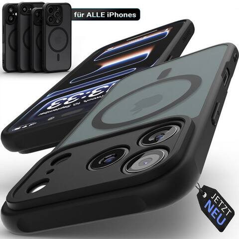 APPLE GreenHec Coque pour smartphone MagSafe Coque, pour Apple iPhone 17/ 16/ 15/ 14/ 13/ 12/ 11 - Pro max 6.1 pouces,