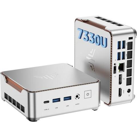 Nipogi NiPoGi P2 Mini PC W-11 Pro, 4C/8T, 16GB LPDDR4X, 256 GB SSD, AMD Ryzen 7330U mini PC (AMD Ryzen 3 7330U