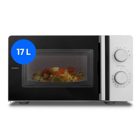 Medion® Medion® micro-ondes MD12211, Netzkabel, 17 l, 5 micro-ondesnstufen, Auftaufunktion, Timerfunktion, kompakt