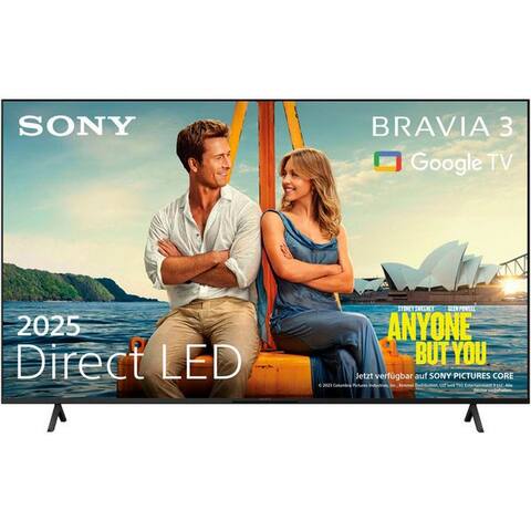SONY K-50S3 DLED-téléviseur (126 cm/50 pouces, 4K Ultra HD, TV connectée, Google TV, X-Balanced Speaker, Dolby
