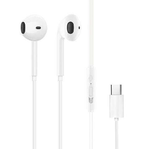 Dudao Dudao X3c USB-C Casque avec microphone Headset TYPE-C Anschluss weiß Écouteurs intra-auriculaires