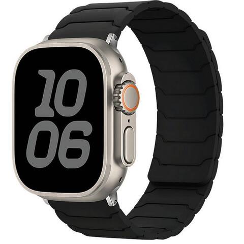 SmartUP Bracelet pour montre connectée pour Apple montre 11 10 9 8 7 6 5 4 3 SE Ultra Silikon Sport Ersatzband,