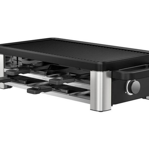 WMF raclette Lono Selection, 8 raclettepfännchen, 1500 W, variable Temperatureinstellung, LED-Beleuchtung