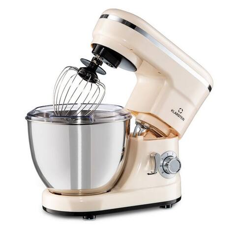 Klarstein Klarstein robot de cuisine, 1200 W, 4 l Schüssel, robot de cuisine Knetmaschine Teigmaschine Teigknetmaschine