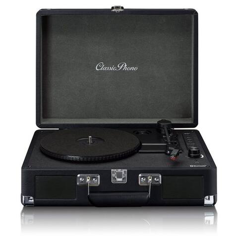 Lenco Lenco TT-115BK platine vinyle (Riemenantrieb, Bluetooth, Retro Kofferdesign inkl. enceinte & Vinyl /