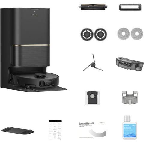 DREAME robot aspirateur L50 Ultra AE, 600 W, beutellos, Basisstation, App-commande