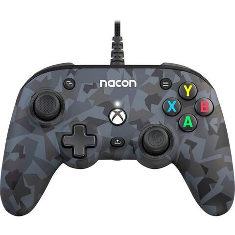 XBOX nacon NA010343 Xbox Compact manette PRO, kabelgebeten, 3D-Klang Gaming-manette (personalisierbar, camoflage