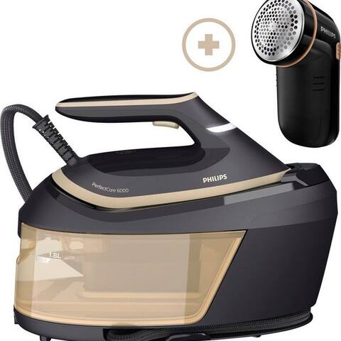 PHILIPS centrale vapeur PSG6064/80 PerfectCare 6000 Series, 1800 ml Wassertank, 2.400 W, OptimalTemp, 600 gr Dampfstoß