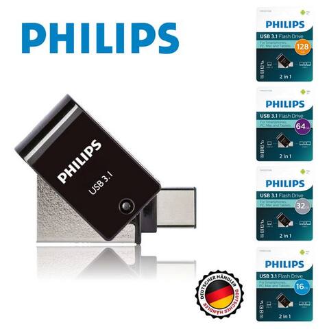 PHILIPS Philips USB Stick 2-in-1 USB-C 32 GB clé USB (USB USB-A, USB-C)