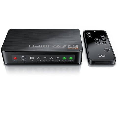 Primewire Primewire Audio / Video Matrix-switch 5-Port Ultra HD 4K HDMI Umschalter avec Fernbedienung - 5x IN/1x OUT,