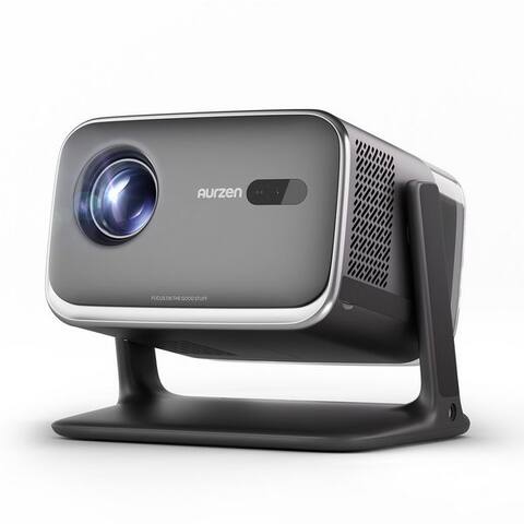 GOOGLE Aurzen BOOM Mini Smart Projektor avec Google TV, 4K Unterstützt projecteur (1000:1, Native 1920x1080 px, 500