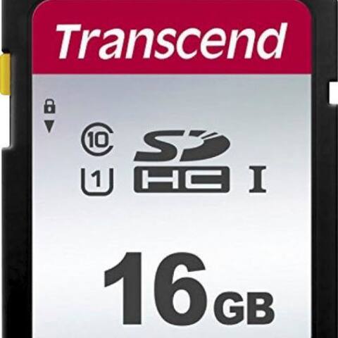 Transcend Transcend 300S SDHC 16GB carte mémoire (16 GB, Class 10, 95 MB/s Lesegeschwindigkeit)