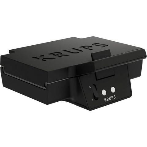 KRUPS grill à sandwich Iconic 3-Eckform avec elegantem Design, Keramik-Antihaftbeschichtung, 850 W, extra-tiefe