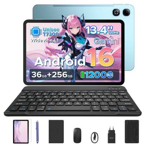 DOOGEE U13Pro Android 16 tablette 13 pouces avec clavier, Stift, 11000mAh, 120HZ tablette (13.4", 256 GB, Android