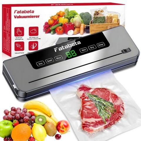 7Magic 7MAGIC sous-vide Vakuumiergerät, Lebensavectel bis zu 10x länger frisch, Automatisch, Rollenbreite 30 cm,