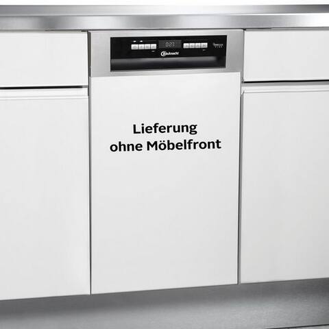Bauknecht BAUKNECHT teilintegrierbarer lave-vaisselle BSBO 3O21 PF X (2), 10 Maßgedecke, PowerClean Hochdruckdüsen –