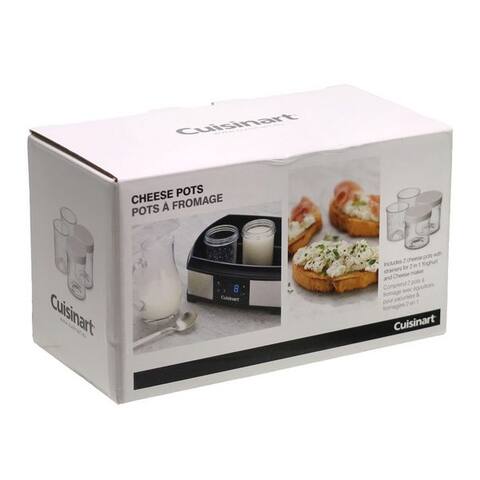 Cuisinart Cuisinart Joghurtgläser Cuisinart YM402E Joghurtgläser pour YM400E Joghurt-Zubereiter, 2 Stück