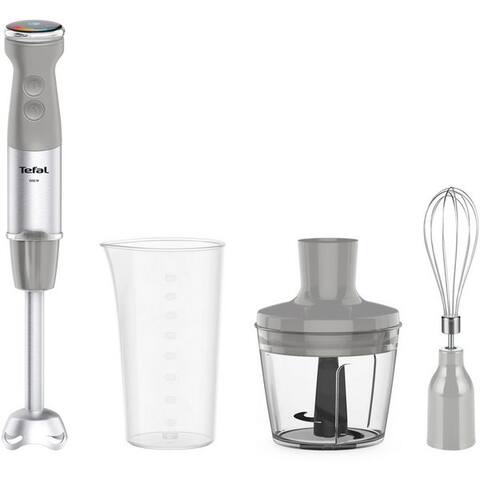 TEFAL Stabblender HB673B Quickchef+, 1000 W, Silence-Modus, 20 Geschwindigkeitsstufen, inkl. Zubehör
