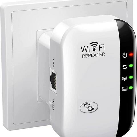 Athlix Athlix WiFi Extender Booster 300mbit/s, WiFi répéteur, WiFi amplificateur WiFi-répéteur, 300m² Abdeckung, 300