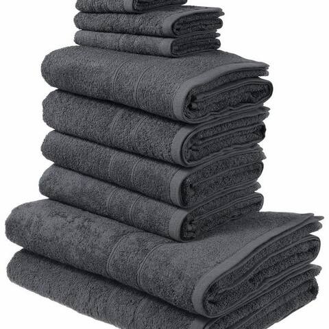 Otto Home OTTO home Handtuch Set Inga, 3 Qualitäten, Duschtücher, Handtücher, Gästetücher, Seiftücher, Walkfrottier