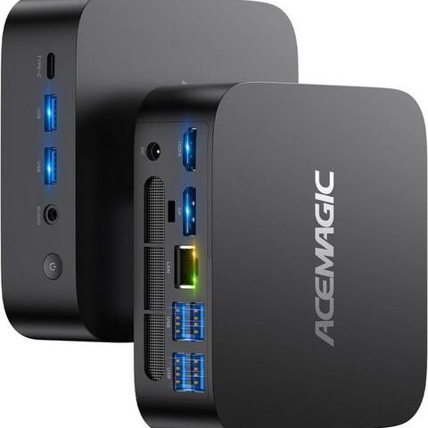 Acemagic ACEMAGIC Mini PC Windows 11 Pro, 16/32 GB RAM, 512 GB SSD, AMD Ryzen 5 7430U mini PC (AMD Ryzen 5 7430U