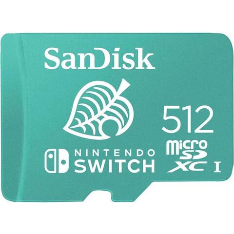 SANDISK microSDXC Extreme 512GB pour Nintendo switch carte mémoire (512 GB, Class 10, 100 MB/s Lesegeschwindigkeit,