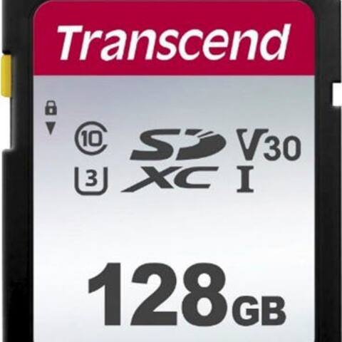 Transcend Transcend 300S SDXC 128GB carte mémoire (128 GB, Class 10, 95 MB/s Lesegeschwindigkeit)