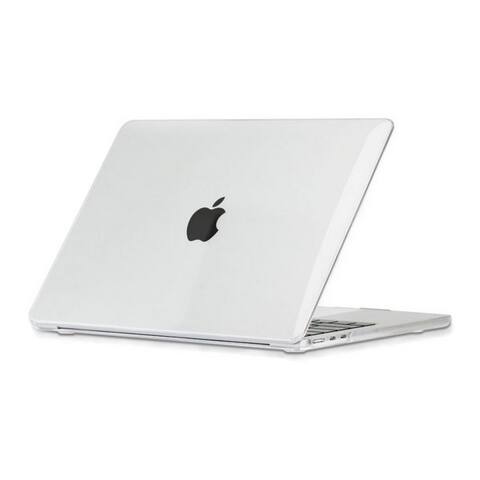 Tech TECH PROTECT ordinateur portable-Coque pour MacBook Air 13" M2/M3 2022–2024, Transparente Hardcase-Coque pour