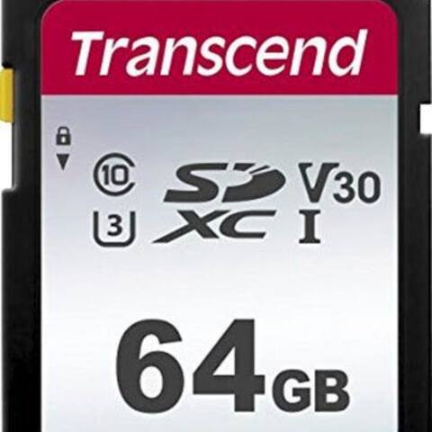 Transcend Transcend 300S SDXC 64GB carte mémoire (64 GB, Class 10, 95 MB/s Lesegeschwindigkeit)