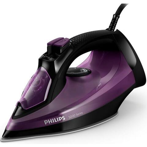 PHILIPS Dampffer à repasser DST5030/80 5000 Series, 2400 W, SteamGlide Plus Bügelsohle, 320 ml Wassertank, 180 g