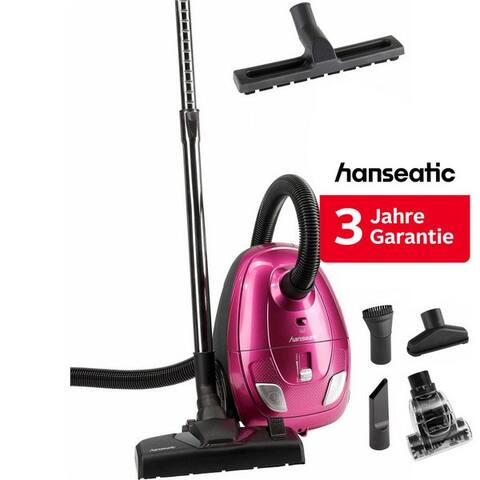 Hanseatic Hanseatic aspirateur traîneau Turbo Düse, Parkettdüse, Staubbeutel Wechselanzeige, 700 W, avec Beutel, inkl.