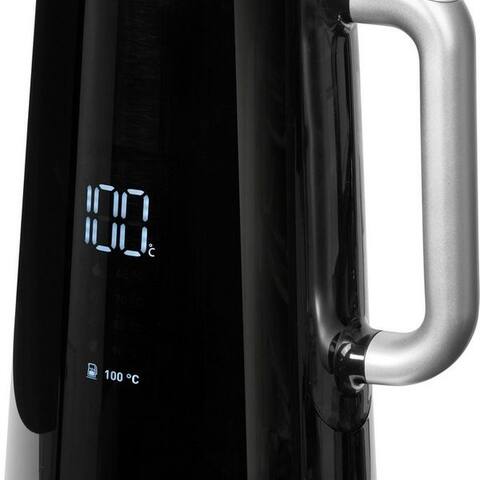 KRUPS bouilloire BW8018 Smart'n Light, 1,7 l, 1800 W, Digitalanzeige, 5 Temperaturstufen, 360°-Sockel,