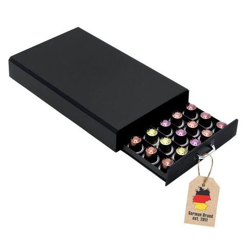 NESPRESSO Intirilife Kapselhalter, Aufbewahrungsschublade pour Nespresso Kapseln Kaffeekapselhalter