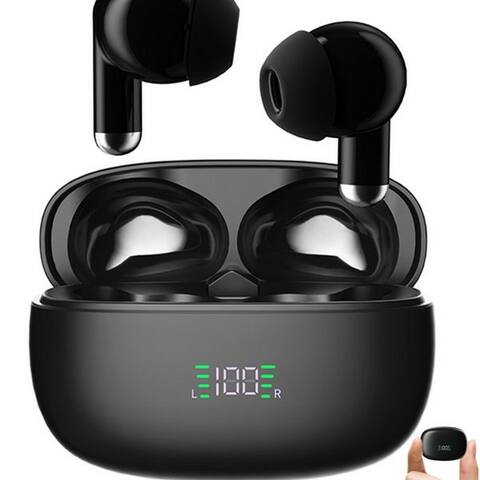 Vsiuo VSIUO TWS Bluetooth Casque sans fil Bluetooth 5.3 Earbuds avec LED-Ladebox Écouteurs intra-auriculaires (ENC