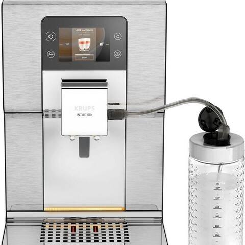 KRUPS machine expresso automatique EA877D Intuition Experience+, 21 Heiß- et Kaltgetränke-Spezialitäten,
