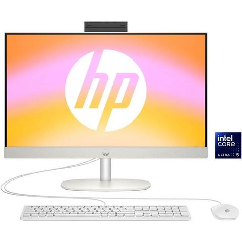 HP 24-cr1201ng All-in-One PC (23,8 pouces, Intel Core Ultra 5 125U, Intel Internal Graphics, 16 GB RAM, 512 GB