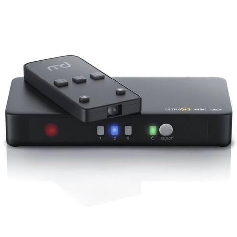 Primewire Primewire Audio / Video Matrix-switch 3-Port 4k HDMI switch avec Fernbedienung / 3D + CEC / 2160p 30Hz, 3