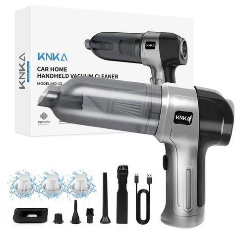 Knka KNKA PRO Akku-aspirateur à main 3 IN 1 sans filer aspirateur à main, 9000PA, 120,00 W, beutellos,