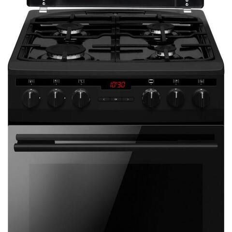 AMICA Gas-Standherd SHEG 904 000 SM, Steam Clean, Komfortables Kochen et Backen avec bequemer Handhabung