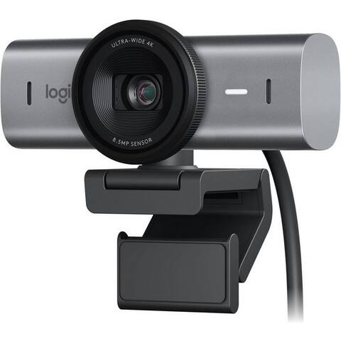 LOGITECH MX Brio 4K Ultra HD avec Dual-Mikrofonen, Autofokus-Show Mode, Noir Full HD-webcam