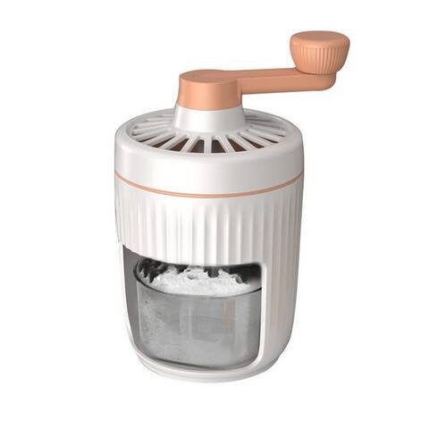 Mopuea MOPUEA sorbetière Manuelle sorbetière Kleine Mehrzweck-Slush-Maschine Crushed Ice Maker, Manuell,