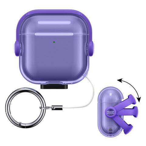 kwmobile Étui de protection pour casque Casque Case pour Apple AirPods 4, Headphones Coque TPU Cover avec
