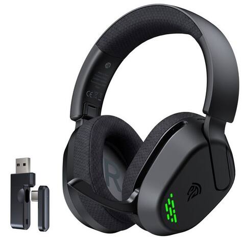 Anysun ANYSUN 2,4GHz sans files Gaming Headset,Bluetooth Gaming-Casque Gaming-Headset (Faltbar Bluetooth