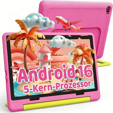 Bufo BUFO 10 pouces Android 16, 24(3+21)GB RAM+64GB, 1280x800 HD IPS, Kinder tablette (10", 64 GB, Android 16,