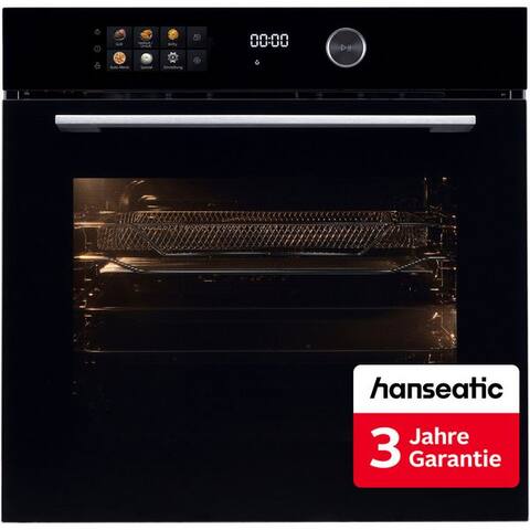 Hanseatic Hanseatic four HBO7214FA2, avec 1-fach-Teleskopauszug, Aqua-Reinigungsfunktion, inkl. 3 Jahre