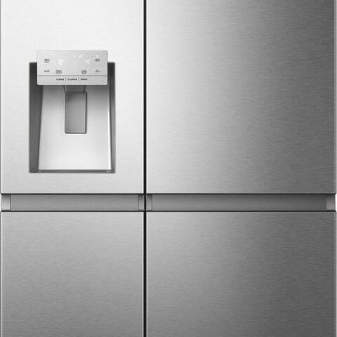 HISENSE Side-by-Side RS818N4TIC, 179 cm hoch, 91 cm breit, MetalCooling, No Frost Plus, avec Wassertank, WiFi