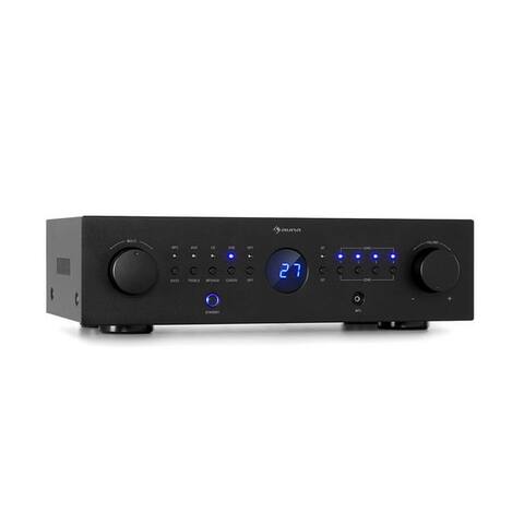 Auna Auna AMP-CD950 DG Amplificateur audio (Nombre de canaux: 4-canaux, Digital Audio Bluetooth amplificateur HiFi
