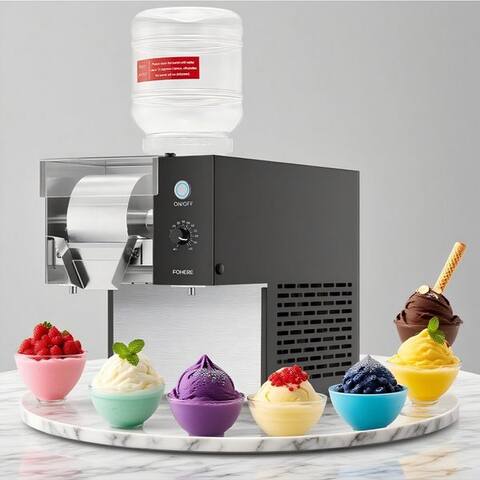 Fohere FOHERE sorbetière Schneeflocken-sorbetière, Rasiersorbetière, Smoothie-Maschine, pour Restaurants,